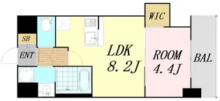 大阪府大阪市北区本庄西2丁目【マンション】の間取り