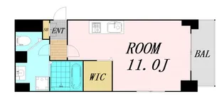 M.hills西本町【8階】の間取り