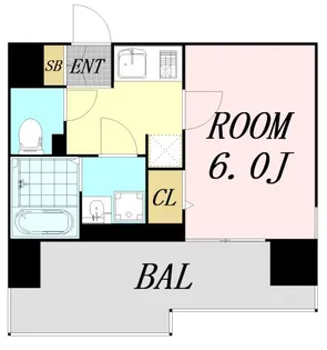 大阪府大阪市北区豊崎6丁目【マンション】の間取り