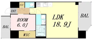 プレジオ新大阪EURO【7階】の間取り