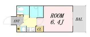プレサンス内本町【10階】の間取り