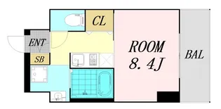 大阪府大阪市浪速区下寺3丁目【マンション】の間取り