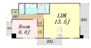 NORTH VILLAGE壱番館【8階】の間取り