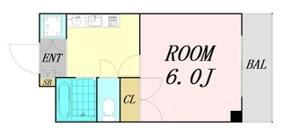 M’プラザ城東六番館【10階】の間取り