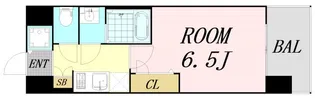 スワンズシティ大阪エスクレア【4階】の間取り