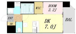 大阪府大阪市浪速区敷津西1丁目【マンション】の間取り