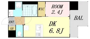 セレニテ難波ミラク弐番館【9階】の間取り