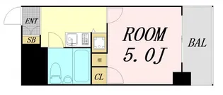 トーカン東淀川キャステール【6階】の間取り