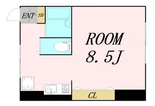 二宮マンション【1階】の間取り