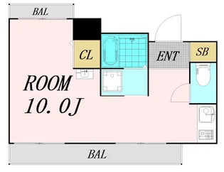 グリーンハイツ浮田【2階】の間取り