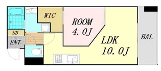 M.hills西本町【13階】の間取り