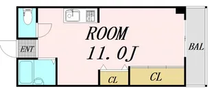 シャンボール今里2番館【5階】の間取り