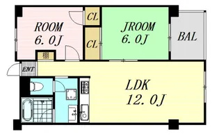 大阪府大阪市淀川区東三国3丁目【マンション】の間取り