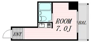 FM Nakazaki Ⅱ【3階】の間取り