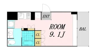 アーデンタワー南堀江【11階】の間取り