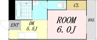 エレガンテセブンワンビル【4階】の間取り