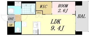 セレニテ東三国ミラク【2階】の間取り