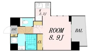 1Rの間取り画像