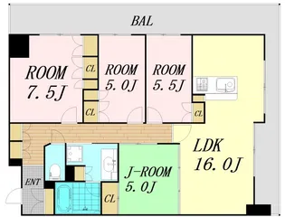 4LDKの間取り画像