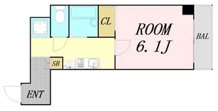 フィレンツェ船場南【1階】の間取り