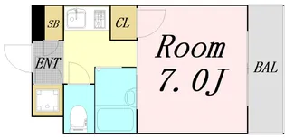 CityLife新大阪【9階】の間取り