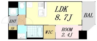 セレニテ新大阪グランデ ミリュー【2階】の間取り