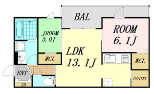 Maison de richesse【1階】の間取り