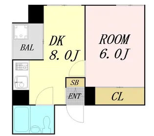 メゾンドール日本橋【3階】の間取り