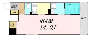 グランツ西大橋【11階】の間取り