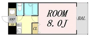 大阪府大阪市淀川区東三国6丁目【マンション】の間取り