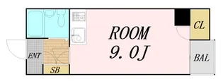 北堀江レジデンス【2階】の間取り