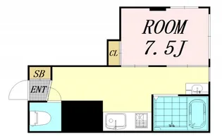 チェリーハイム都島【3階】の間取り