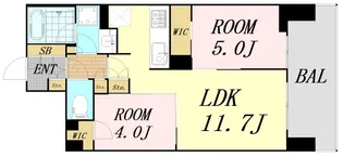 JP noie 同心【11階】の間取り