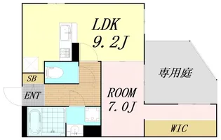 GRAND STEADY 西中島【1階】の間取り