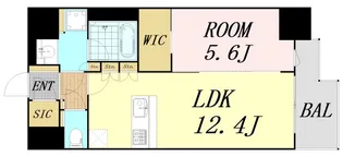 大阪府大阪市淀川区木川東4丁目【マンション】の間取り