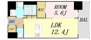 大阪府大阪市淀川区木川東4丁目【マンション】の間取り