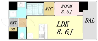 セレニテ新大阪グランデ シュッド【13階】の間取り