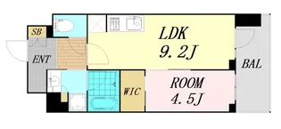 ザ・パークハビオ都島フロント【8階】の間取り