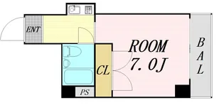 ユニオンハイツ【4階】の間取り