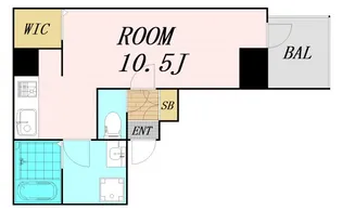 VALLY-4【6階】の間取り