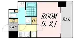 セイワパレス大今里【10階】の間取り