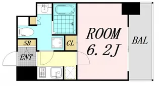 セイワパレス大今里【7階】の間取り