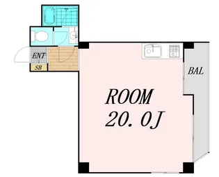 大阪府大阪市淀川区十三本町3丁目【マンション】の間取り