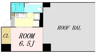 オリエンタル江坂【12階】の間取り