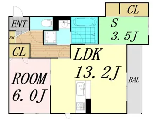 トリシア江坂【3階】の間取り