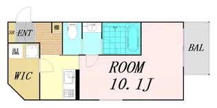 レジデンス本町【9階】の間取り