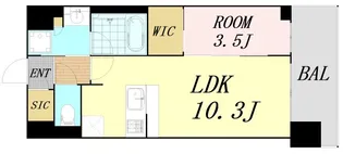 大阪府大阪市淀川区宮原5丁目【マンション】の間取り