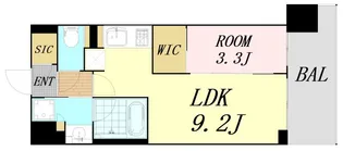1LDKの間取り画像