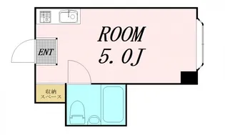 1Rの間取り画像