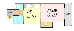 大阪府大阪市東淀川区大桐2丁目【マンション】の間取り